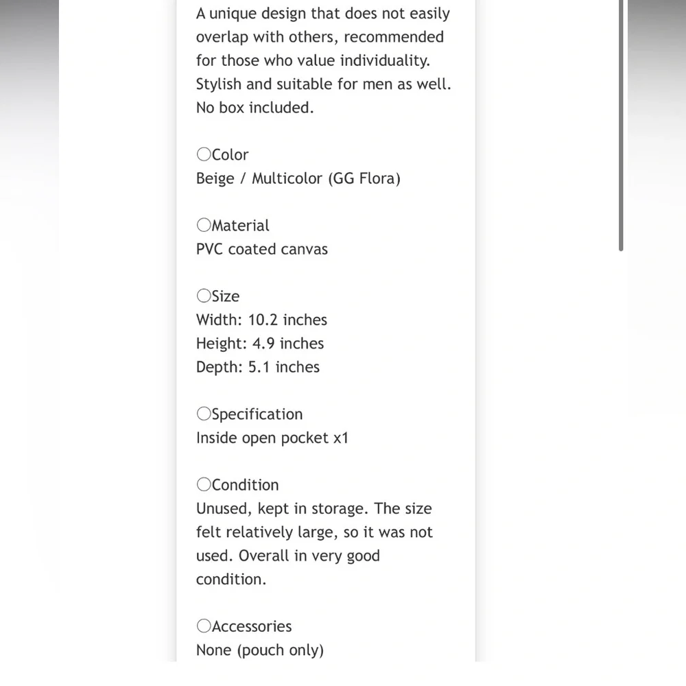 Gucci Floral Beige Women's Bag - Picture 15 of 15